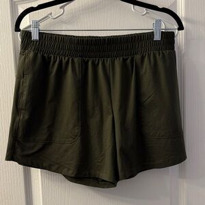 All in Motion Dark Green Women's Athletic Shorts